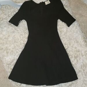 Pins and Needles quarter sleeve black dress sizeS